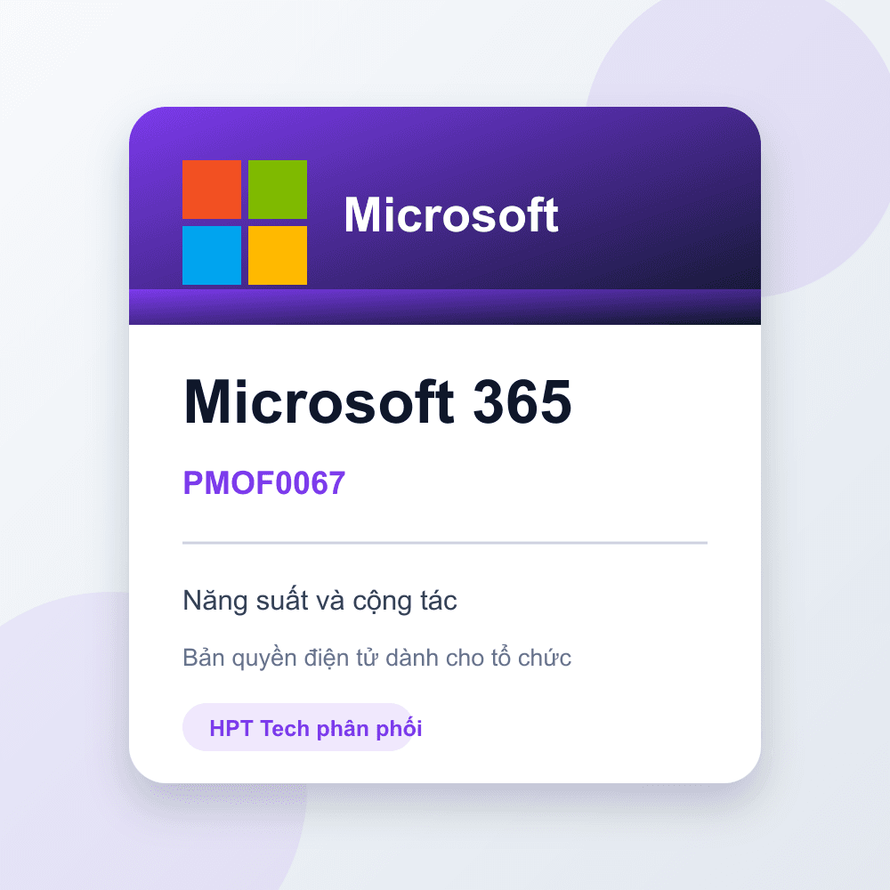 Dịch vụ trực tuyến Microsoft 365 E3 - Annual
