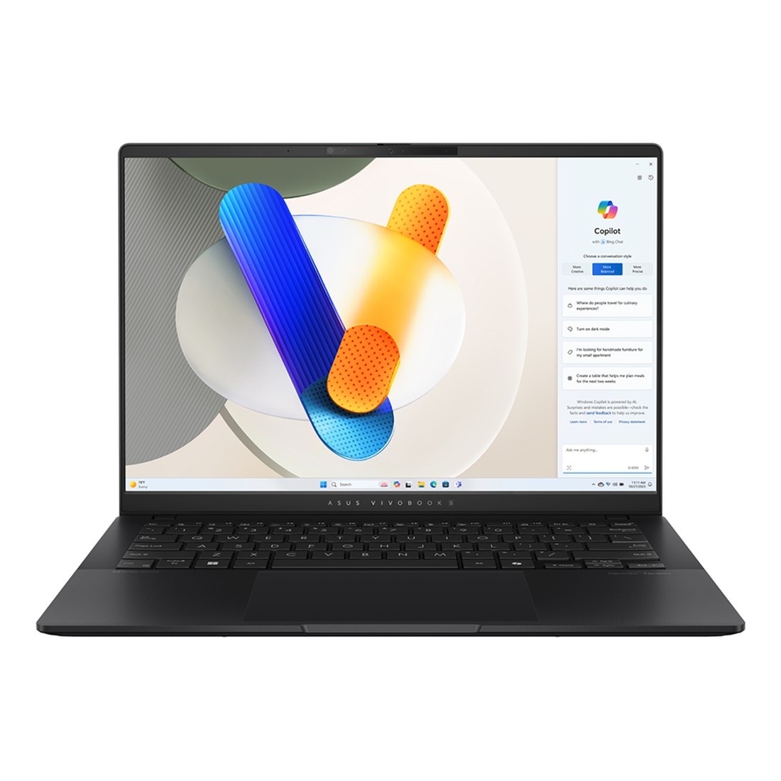 Laptop ASUS Vivobook S 14 OLED S5406SA-PP168WS (Intel Core Ultra 5 226V | 16GB | 512GB | Intel Arc | 14 inch 3K OLED | Win 11 | Office | Đen)