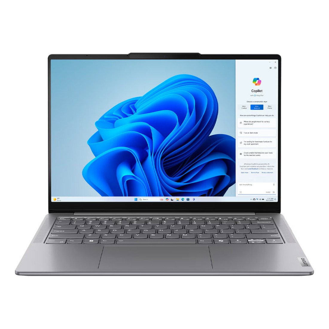 Laptop Lenovo Yoga Slim 7 14IMH9 83CV00AJVN (Intel Core Ultra 7 155H | 32GB | 1TB | 14 inch WUXGA | Intel Arc Graphics | Windows 11 Home SL | Office | Xám)