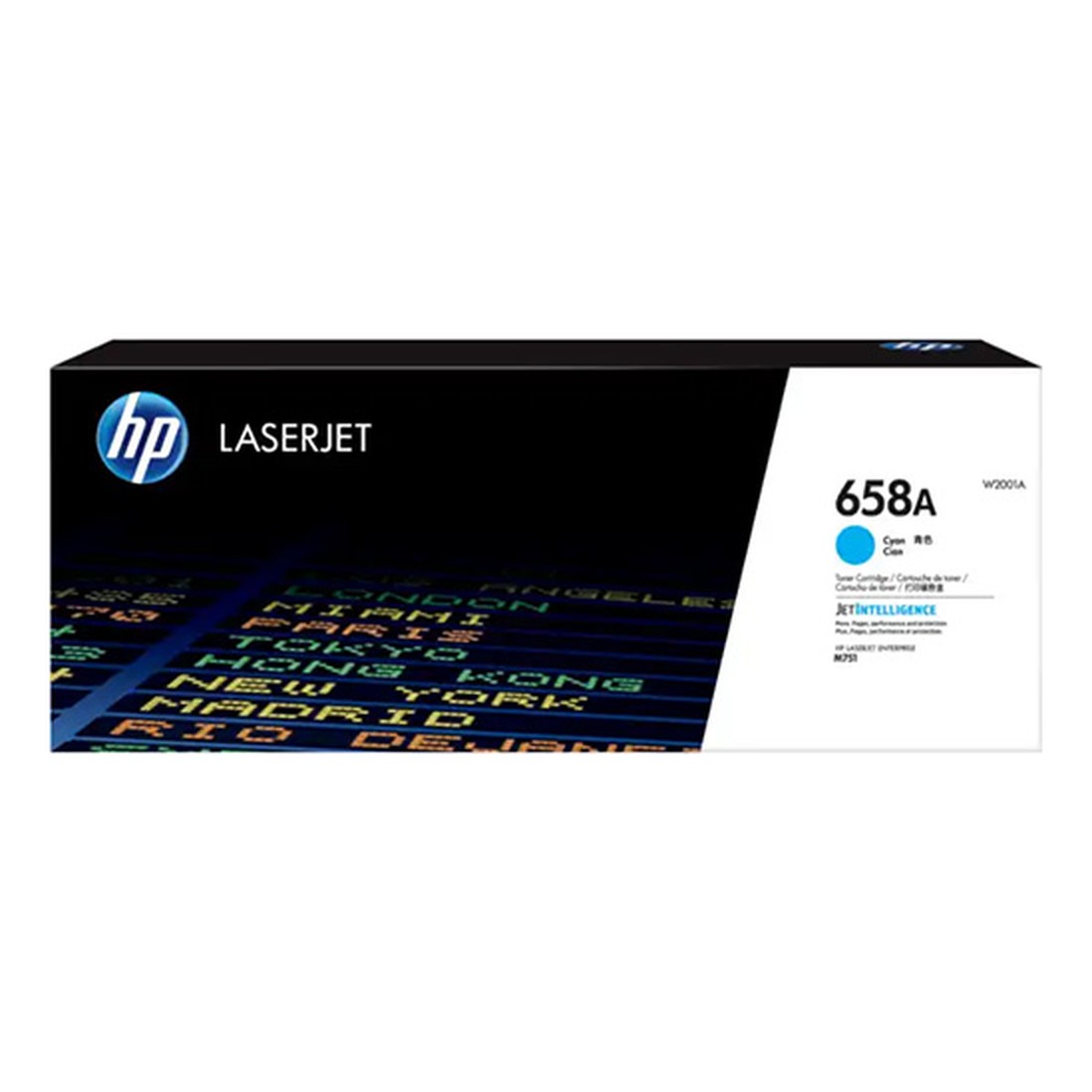 Hộp mực máy in laser HP 658A Cyan (chính hãng)