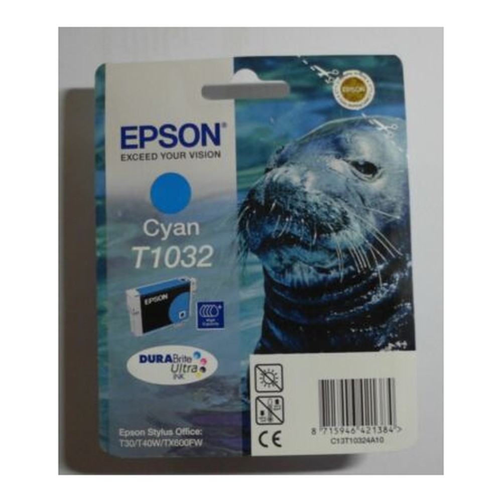 Mực máy in Epson C13T1032 màu xanh (chính hãng)