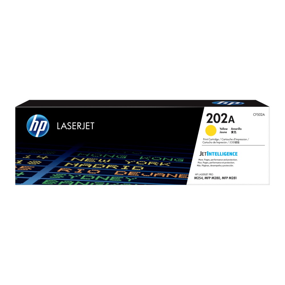 Mực hộp máy in laser HP 202A Yellow (chính hãng)