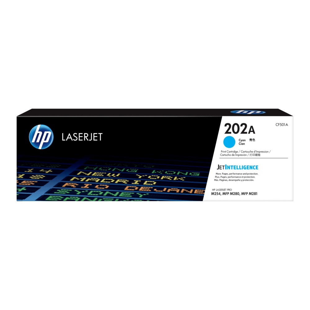Mực hộp máy in laser HP 202A Cyan (chính hãng) 2