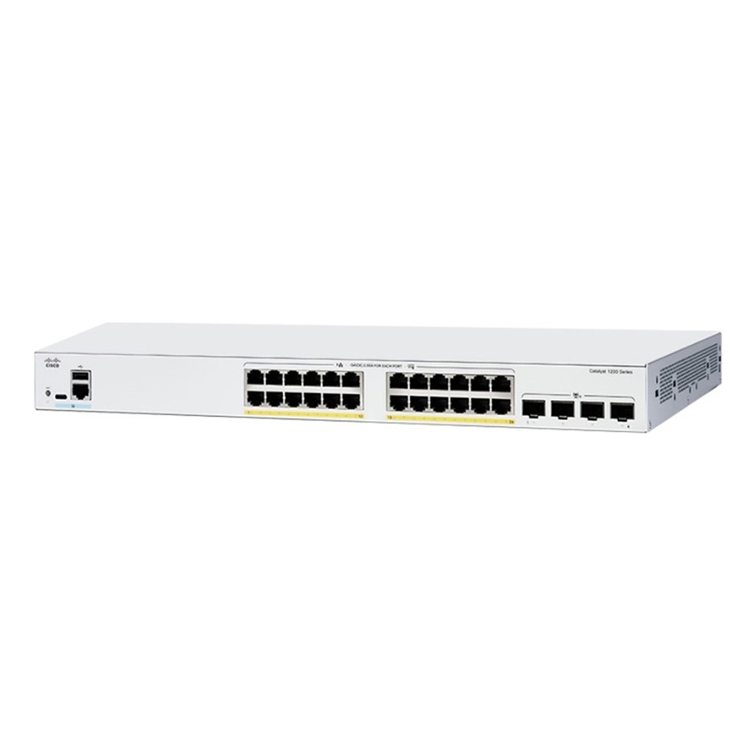 Thiết Bị Mạng C1200-24P-4X Switch Cisco 1200 24x 1G PoE+ 195W, 4x 10G SFP+