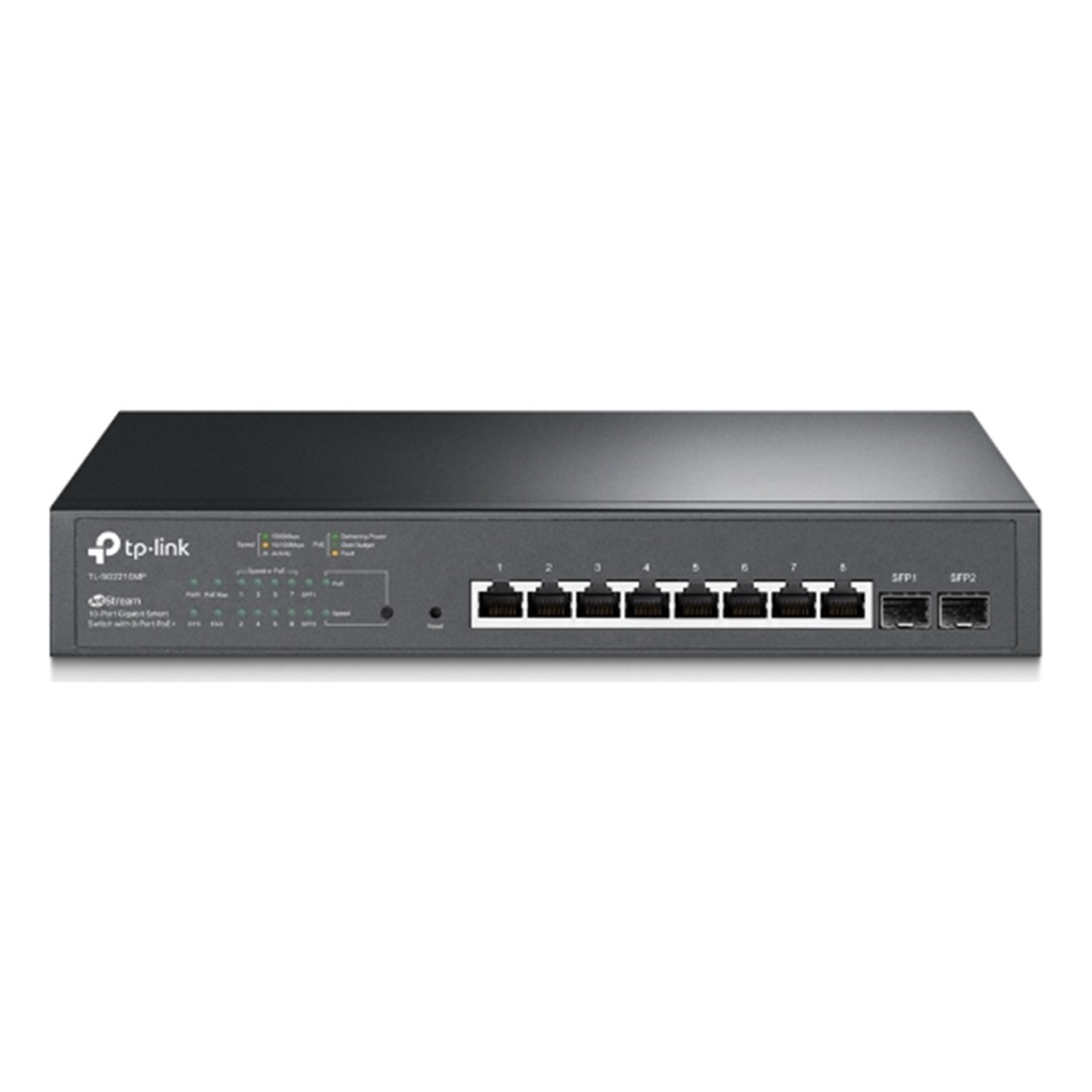 JetStream 10-Port Gigabit Smart Switch with 8-Port PoE+ TL-SG2210MP