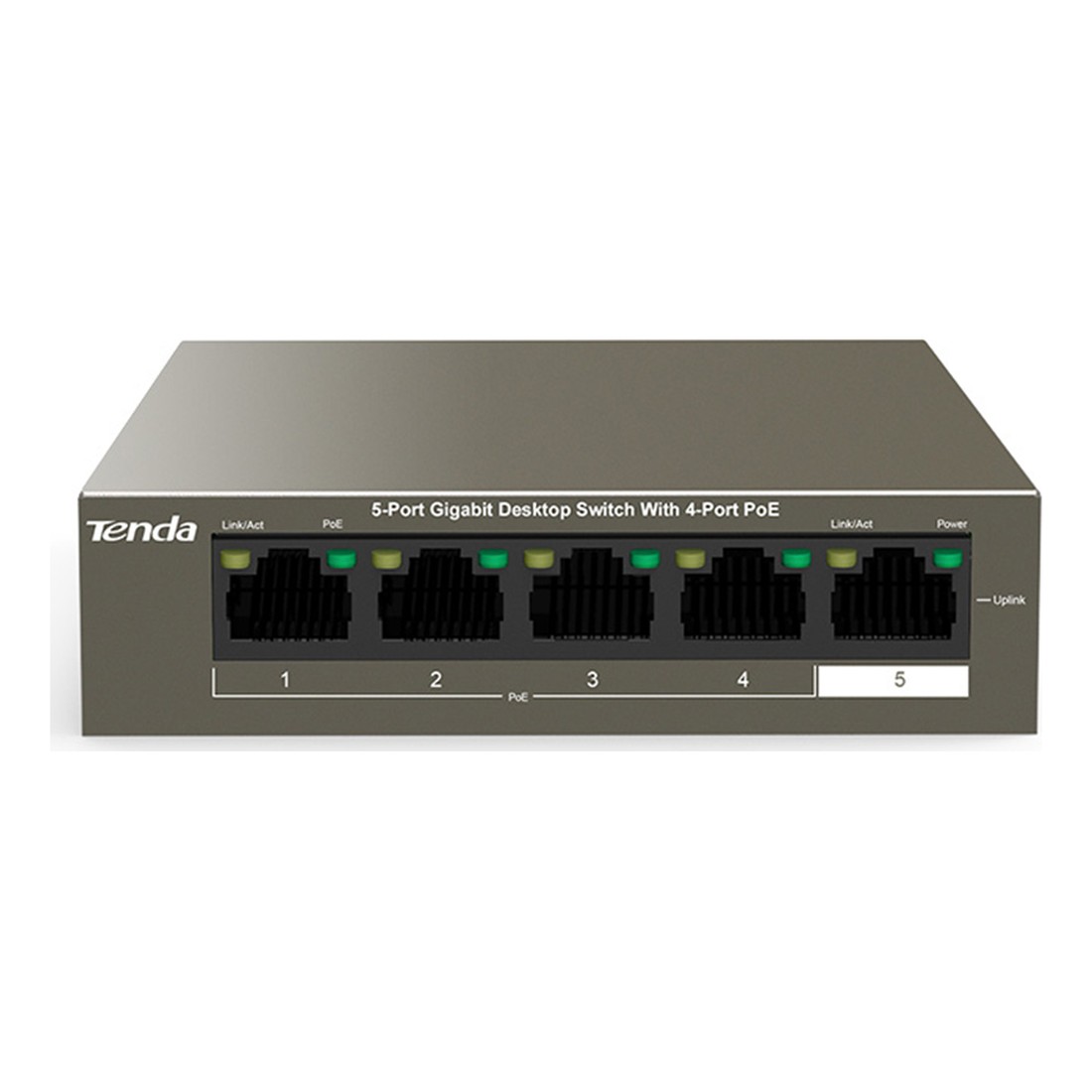 Switch PoE 10/100/1000Mbps Tenda TEG1105P-4-63W