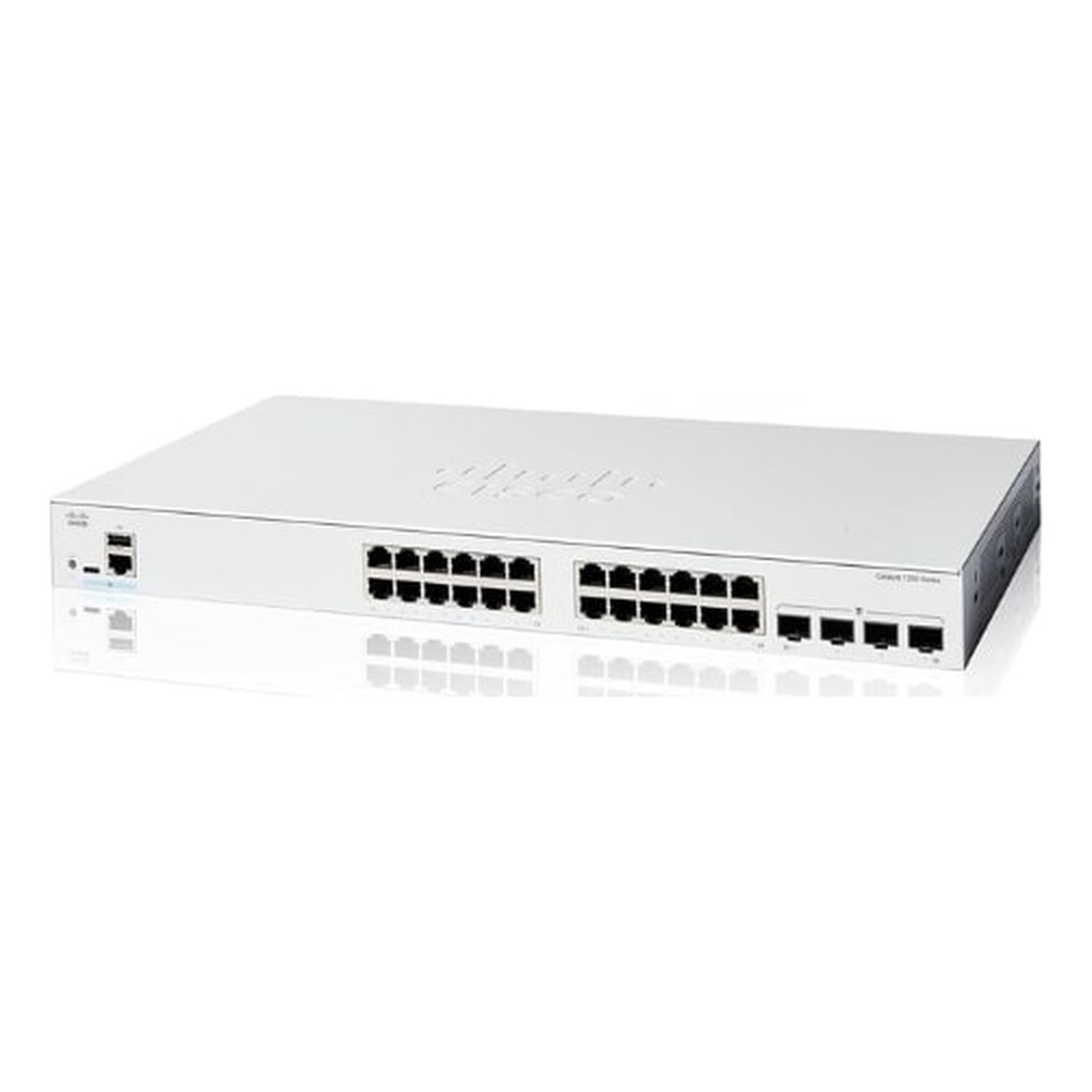 Thiết bị chuyển mạch Cisco Catalyst™ 1200 24-port GE, 4x1G SFP. C1200-24T-4G