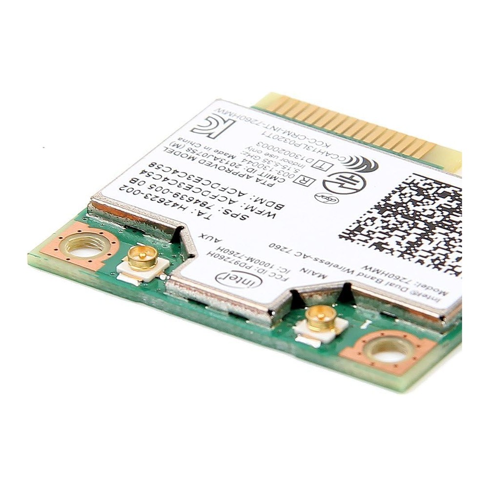 Card Intel® Dual Band Wireless-N 7260 Plus Bluetooth