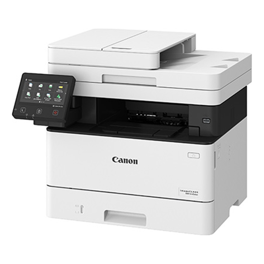 Máy in laser đen trắng đa năng Canon MF445DW (In đảo mặt| Copy | Scan| ADF| Fax| A4| A5 | USB| LAN| WIFI)