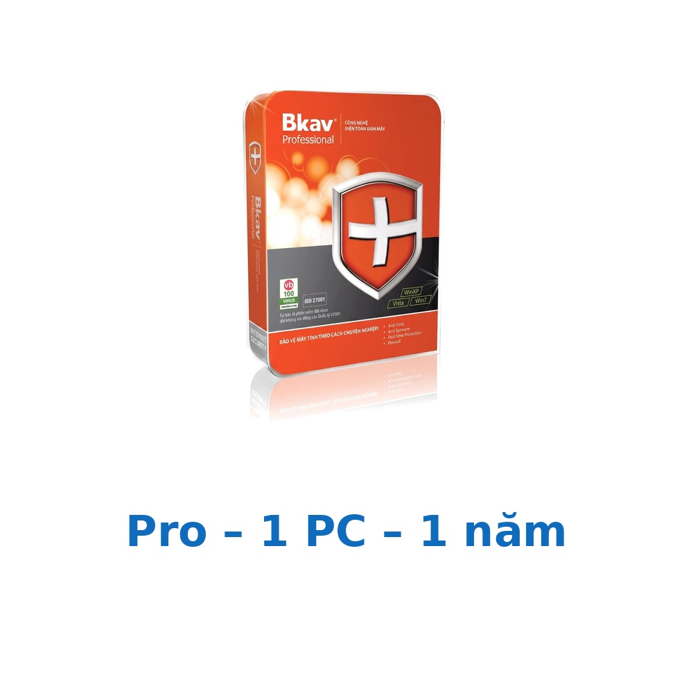 Phần mềm Bkav Pro – 1 PC – 1 năm