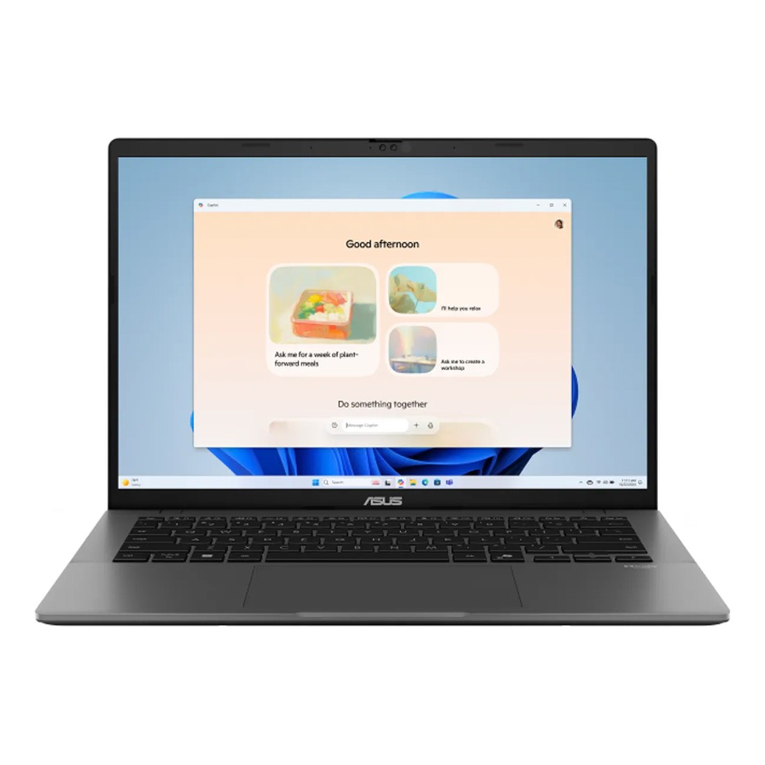 Laptop ASUS Vivobook S14 S3407CA-SF923W (Intel Core Ultra 7 Processor 255H | 16GB | 512GB | 14 inch WUXGA OLED | Win 11 | Xám)