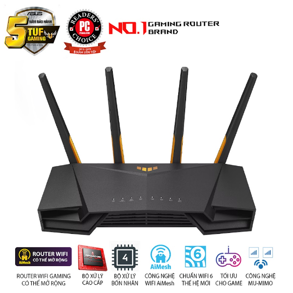 Bộ phát wifi 6 Asus TUF Gaming AX4200