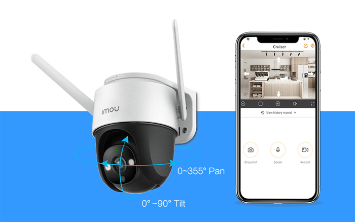 Camera Wifi 4MP IPC-F42FP-IMOU tích hợp đèn Spotlight