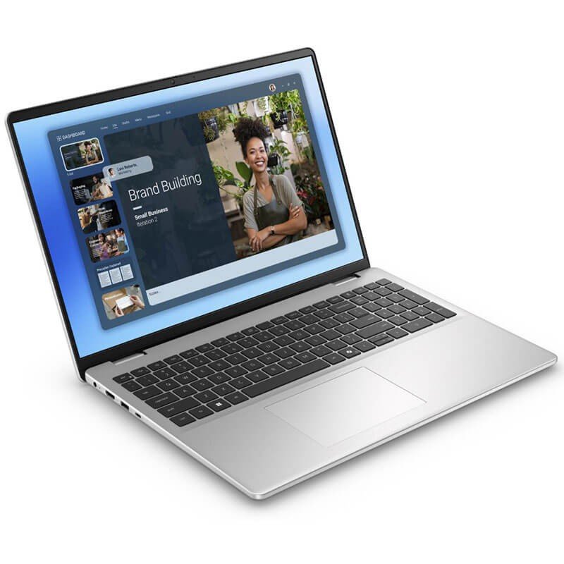 Laptop Dell 16 DC16251 (Intel Core 5 120U | 8GB DDR5 | 512GB SSD | 16" WUXGA Cảm ứng | Windows 11 Home | Bạc)