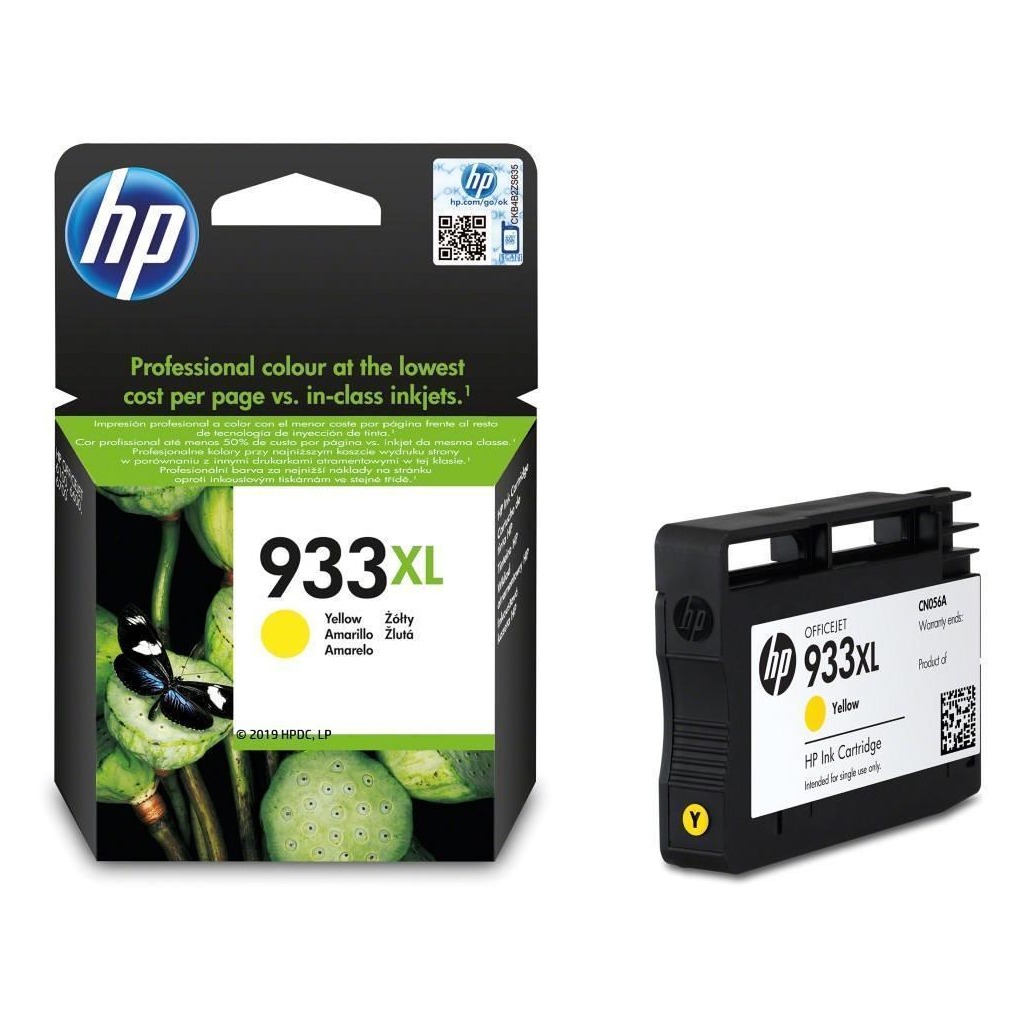 Mực hộp máy in phun HP 933XL Yellow (chính hãng)