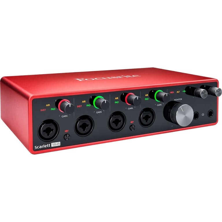 Sound Card âm thanh Focusrite Scarlett 18i8 Gen 3