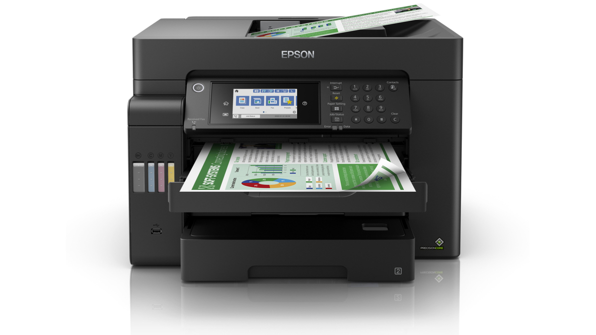 Máy in phun màu đa năng Epson L15150 A3 (In đảo mặt, Scan ADF 2 mặt, Copy, Fax, A3, USB, LAN, WIFI)