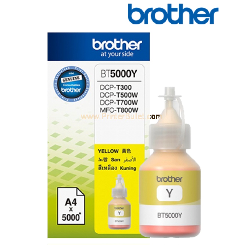 Mực in phun Brother BT5000Y màu vàng (chính hãng)