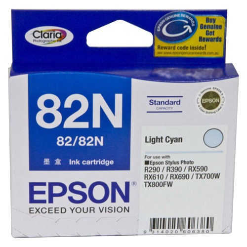 Mực máy in Epson C13T0821 màu lai xanh (chính hãng)