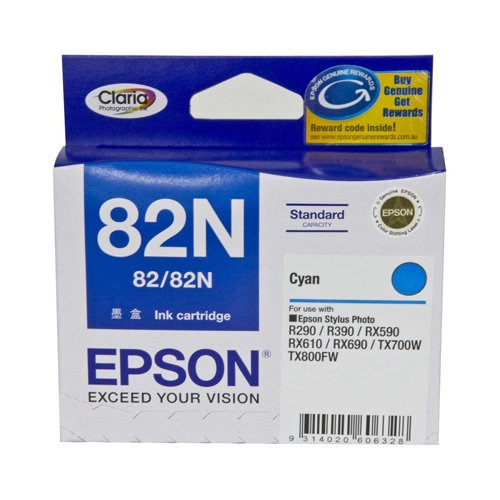 Mực máy in Epson C13T0821 màu xanh (chính hãng)
