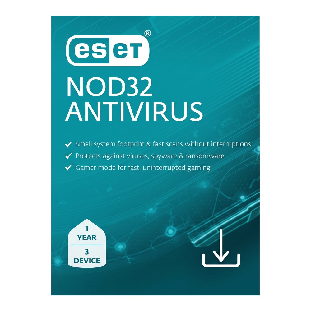 Phần mềm ESET NOD32 Antivirus – 3 người dùng – 1 năm