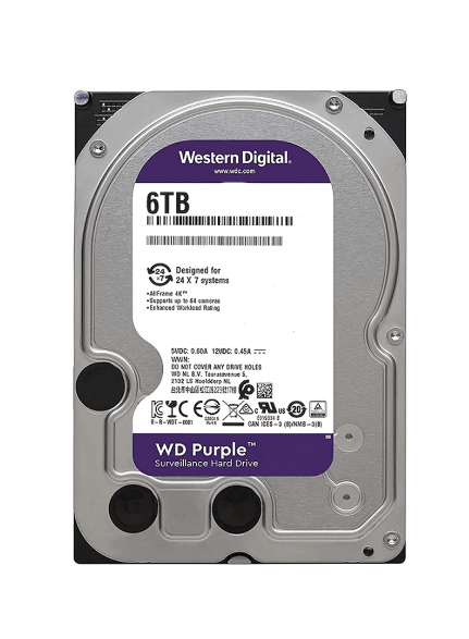 Ổ Cứng Western Digital Purple 6TB 256MB Cache