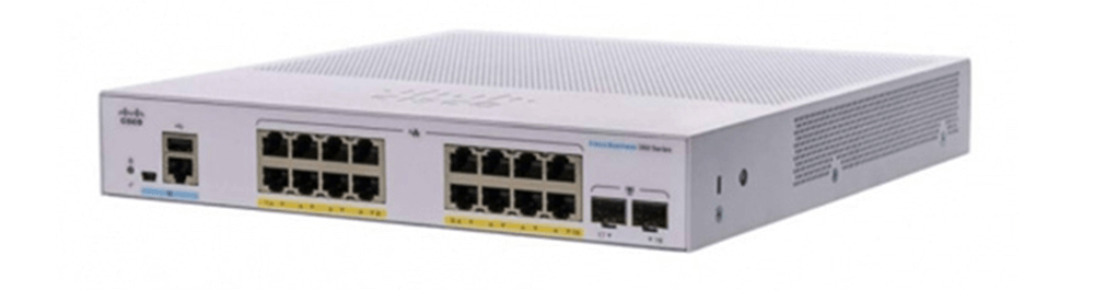 Thiết Bị Mạng CBS220-16T-2G-EU Switch Cisco Business 16 Ports 1GE, 2 Ports SFP 1G Uplink