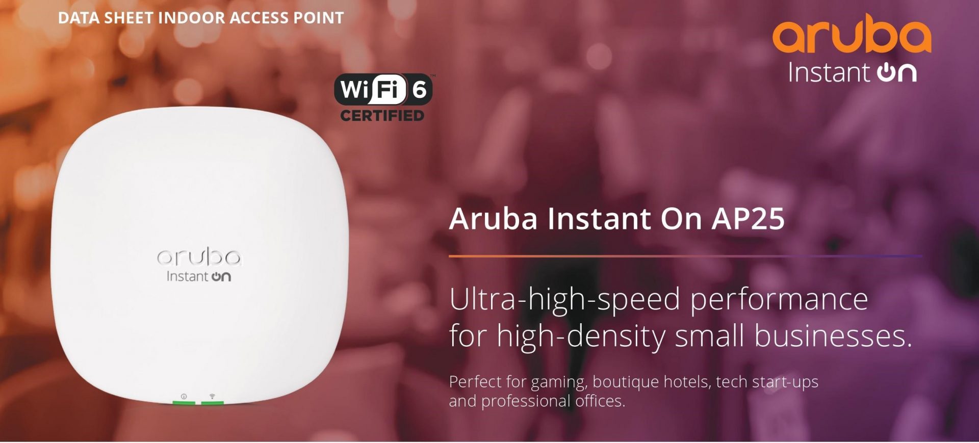 Thiết Bị Phát WiFi Aruba Instant On AP25 _ R9B28A