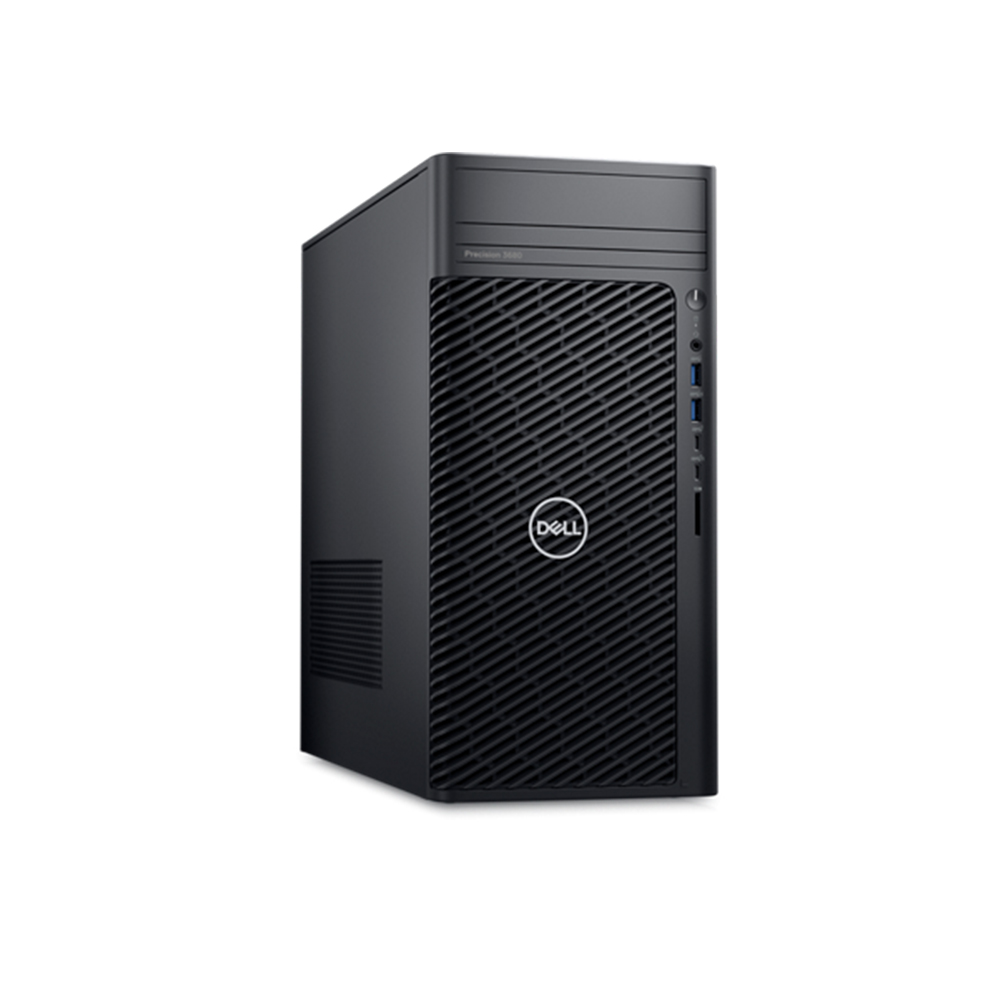 Máy tính trạm Dell Precision 3680 Tower 42PT3680D14600 (Intel Core i5-14600 | 8GB DDR5 | 256GB SSD | 2TB SATA | NVIDIA T400 | 300W | Keyboard KB216/ Mouse MS116 | Ubuntu 22.04 | ProSupport 3Yrs & KYHD)