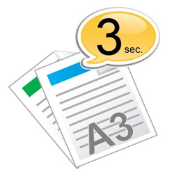Minh họa tốc độ quét A3 dưới 3 giây
